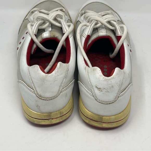 Ecco Street Premiere Golf Shoes Mens 11 - 11.5 EU 45 White Red Leather Spikeless main image 10